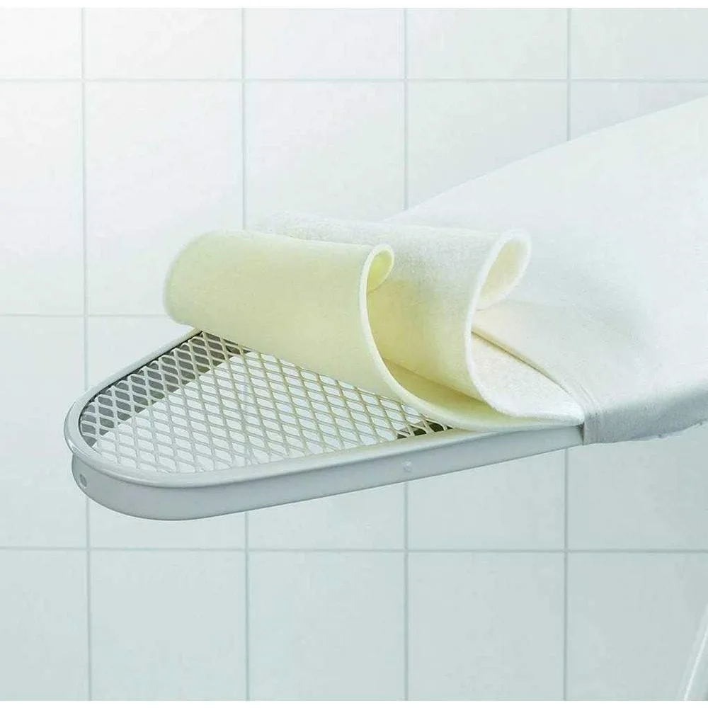 Extra Large Adjustable Ironing Board 49x18 Inches with Steam Iron Holder, Cover, and Pad - XL Unit