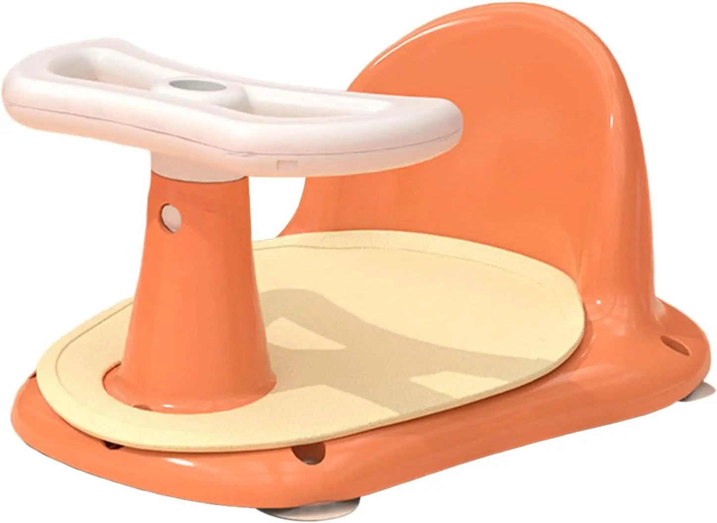 CuteInfantBathTubSeatwithAntiSlipMatSitupBathingSuctionCup