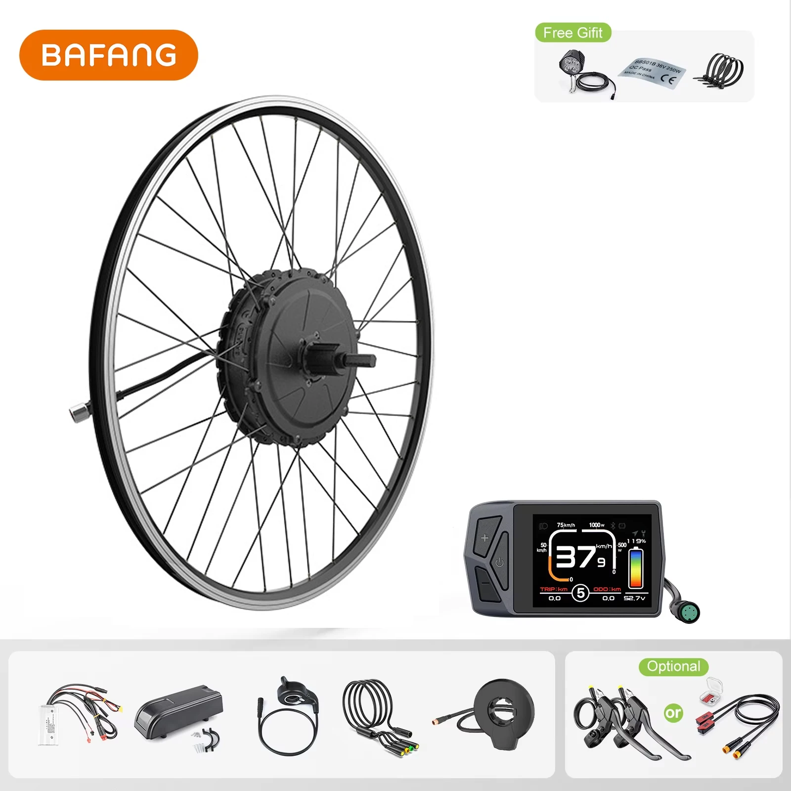 BAFANG G0900 48V 750W Hub Motor For Bicycle Rear Wheel Drive Motor E-Bike Engine Electric Bike Conversion Kit 26 27.5 28 29 700C