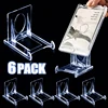 6/1pcs Adjustable Acrylic Display Stand Mini Picture Plate Photo Frames Decorative Holder Support Rack Clear Easels Home Decor 1