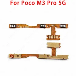 Enhanced Side Button Switch Volume Key Power On/Off Flex Cable Replacement Parts (Poco M3 Pro 5G)