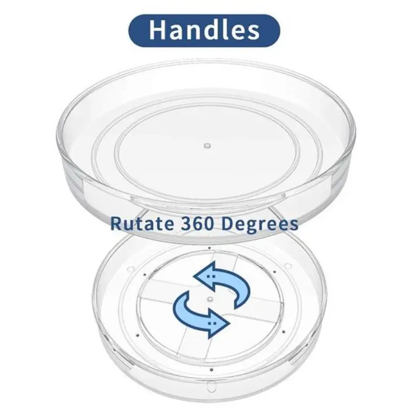Rotating Storage Box Kitchen Condiment Tray Desktop Cosmetics Perfume Skin Care Products Storage Rack Storage Box Storage Rack 5