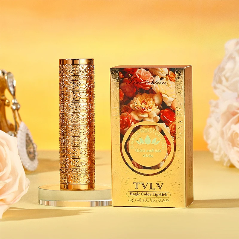 Crystal Color-changing Petal Lipstick for Women Moisturizes long-lasting non-sticky Cup Lip Balm
