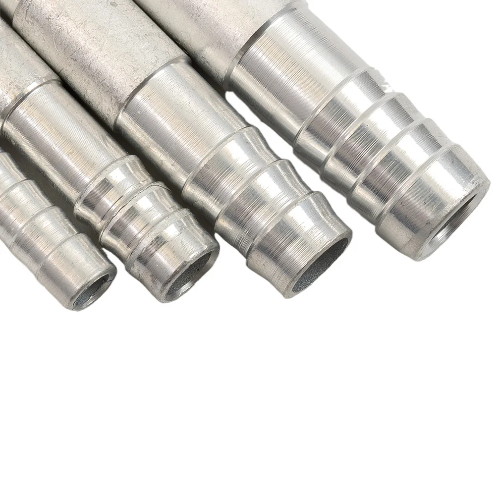 

4X A/C Hose Barb Straight Splice Push In Fitting Aluminium #6 #8 #10 #1 13mm