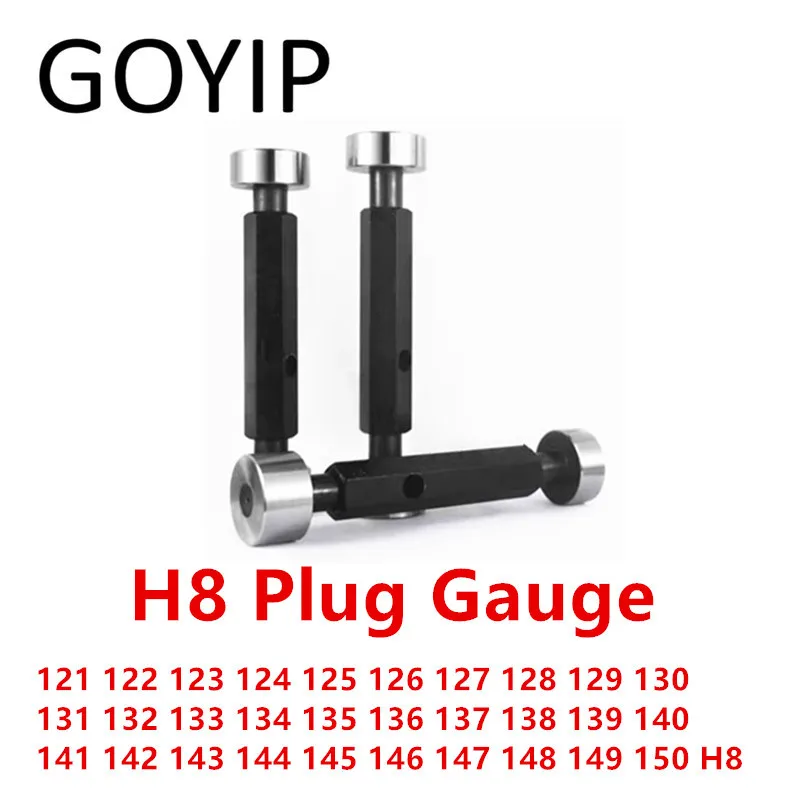 

121 122 124 126 127 128 129 130 132 135 142 145 148 149 150 H8 Smooth Plug Gauge GO NO-GO Gage Support Customization