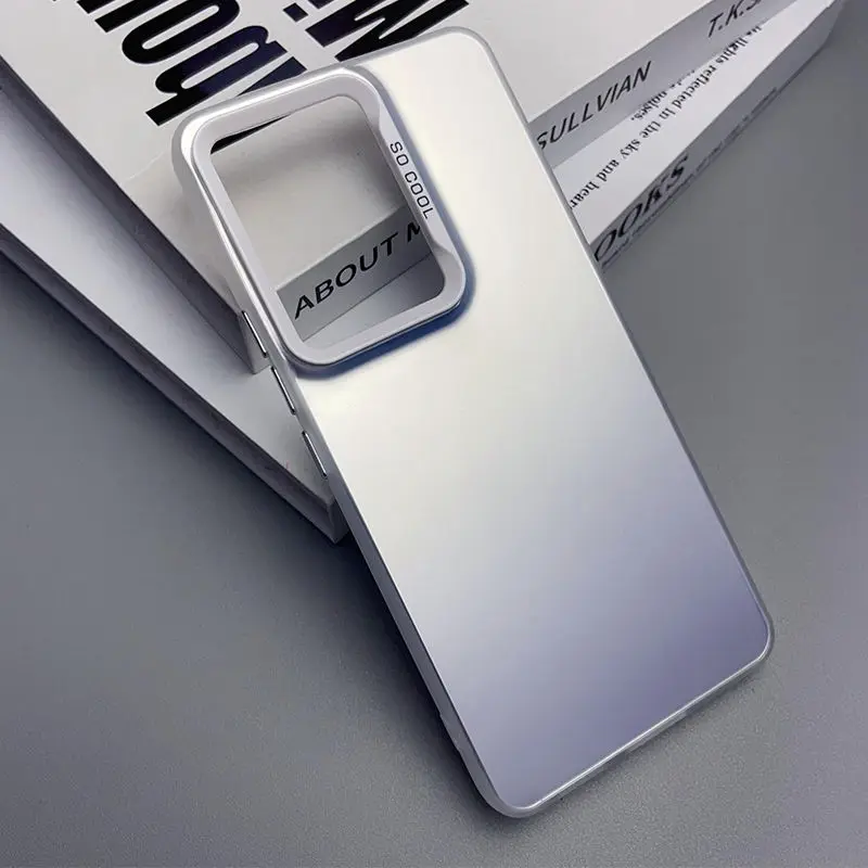 Luxury Metallic Aurora Skin Matte Phone Case Cover