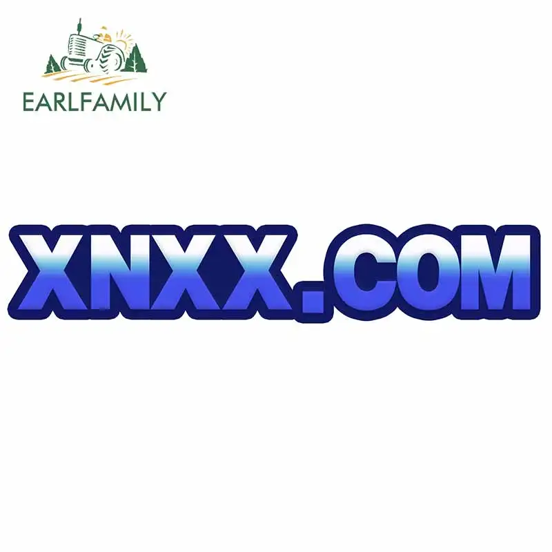 EARLFAMILY 13cm x 2.5cm Personality Decals for XNXX.COM Website Car Stickers Waterproof JDM VAN RV DIY Bumper Motorcycle Sticker |