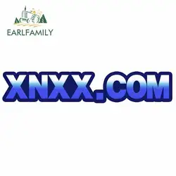 EARLFAMILY – autocollants de personnalité pour pare choc de moto, 13cm x 2.5cm, pour XNXX.COM, JDM VAN RV, étanche, DIY bricolage 