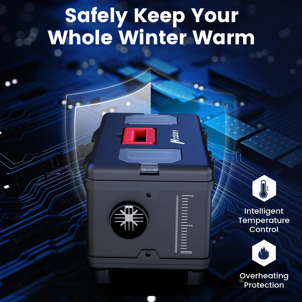 8 KW Dieselheizung All In One - Mit Bluetooth & Fernbedienung Für Auto & Wohnmobil