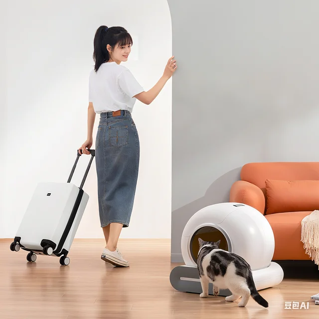 STLF65L APP AI Control Intelligent Pet Toilet Sandbox Smart Self Cleaning LitterssBox Toilet Cats Automatic Cat LitterssBox 2