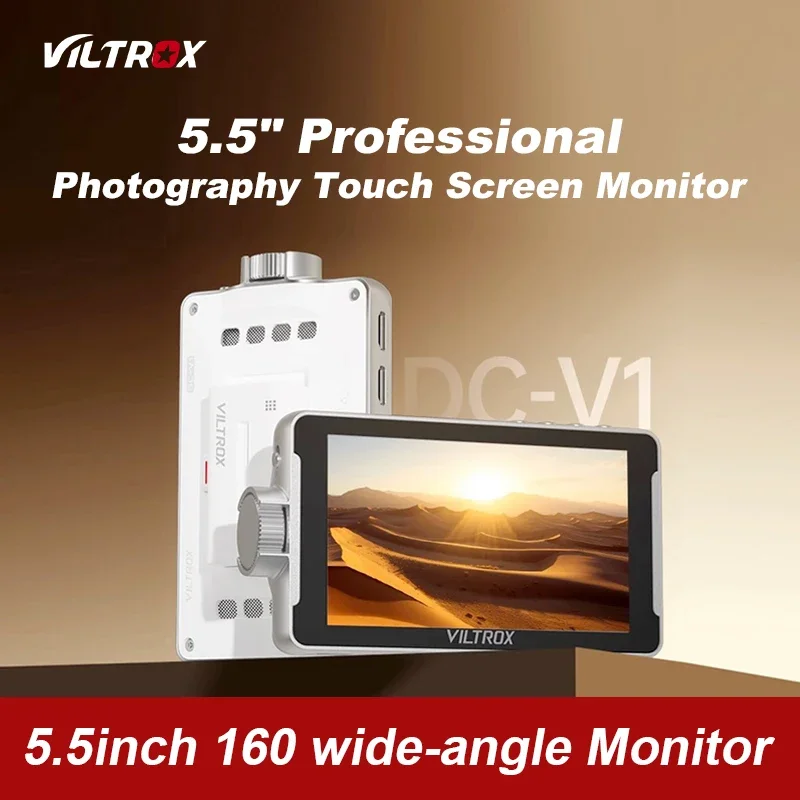 Viltrox DC-V1 5.5 Inch 4K HD Monitor For Photography Vlogging Filmmaking TV Creating Touch Screen Profissional Monitor
