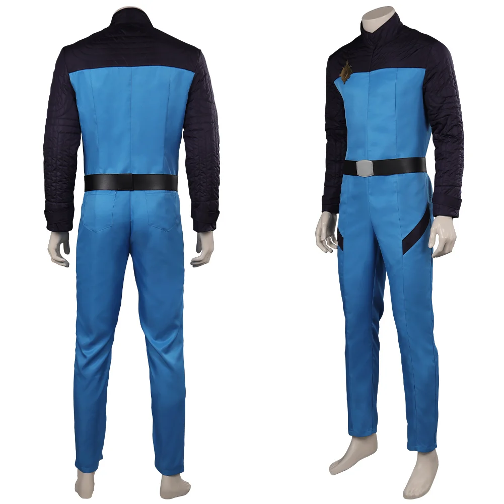 

Director He Jie Cosplay Costume Jumpsuit Belt Outfits For Adult Men Male Halloween Carnival Party Roleplay Disguise Suit
