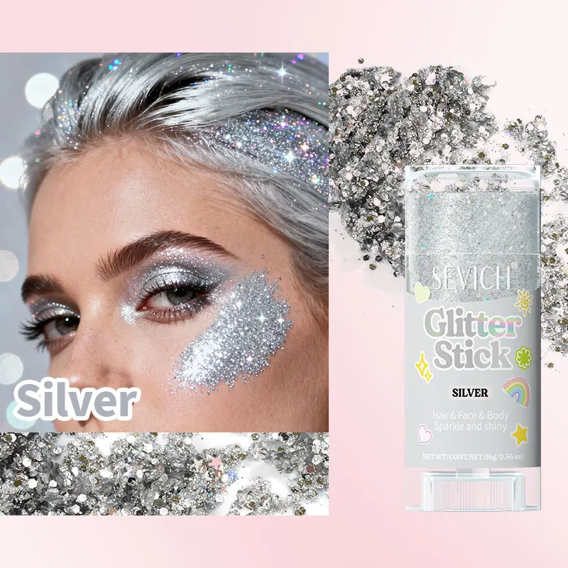 Radiant Mermaid Sequin Body & Hair Glitter Gel