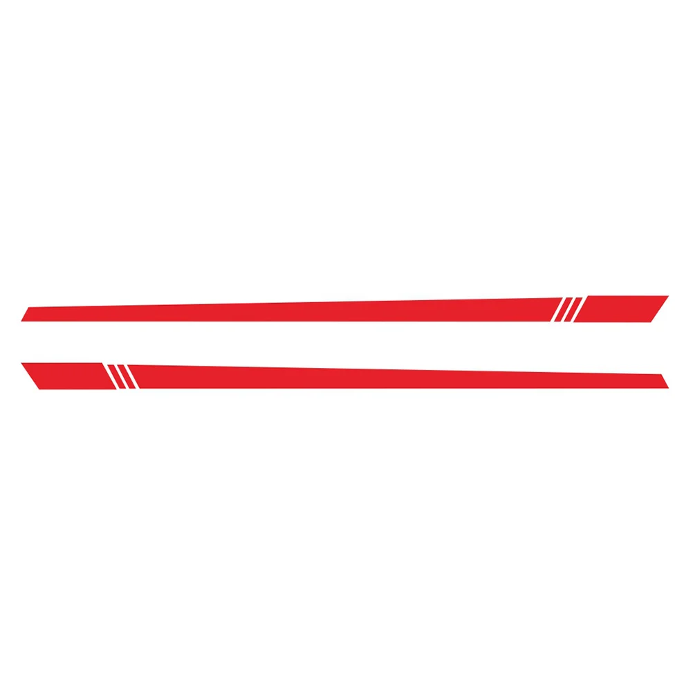 

2 Pcs Sideways Stripe Sticker Decal for Car Body Graphics Auto Modified Pvc Stickers Vehicle