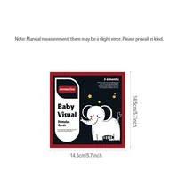 36 Patterns 0-6 Month Baby Flashcards, Newborn Visual Stimulation Cards for Brain Development and Neural Connections 2