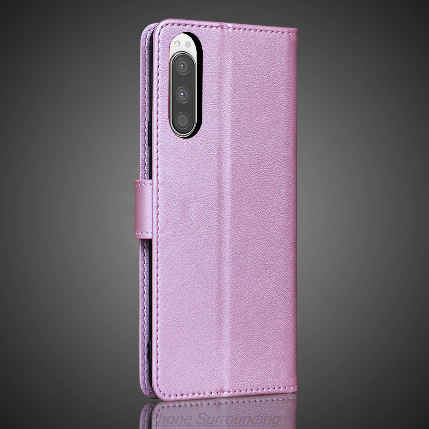 Premium Wallet Flip Cover PU Leather Case with Card Holder