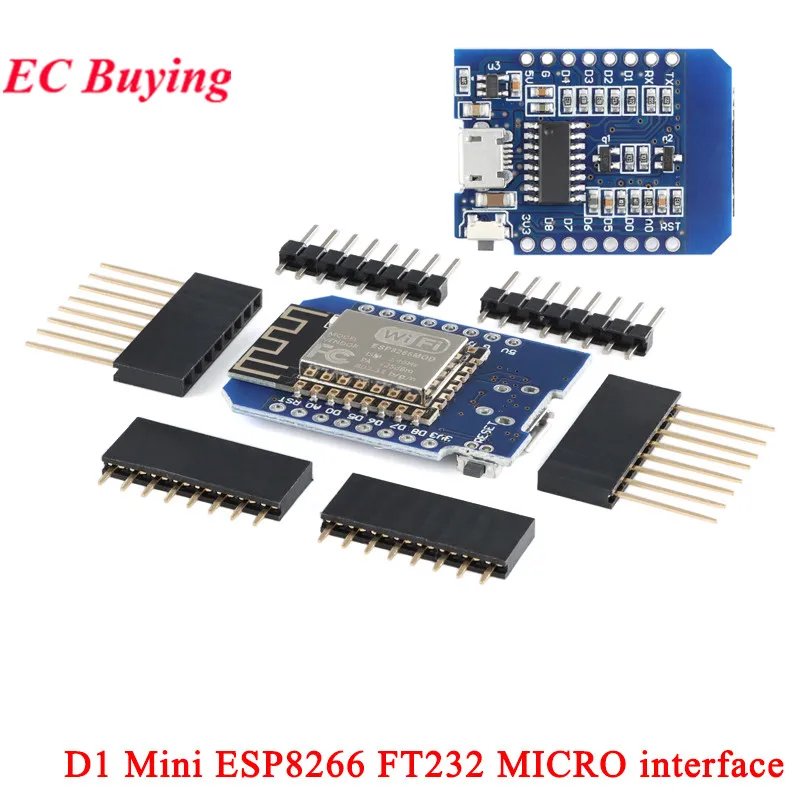 D1 MINI LIVE ESP8266 ESP32 WiFi+Bluetooth-c ESP-32 CH340 FT232 CP2104 CH9102 Development Board Module For Wemos MICRO/TYPE-C image 16