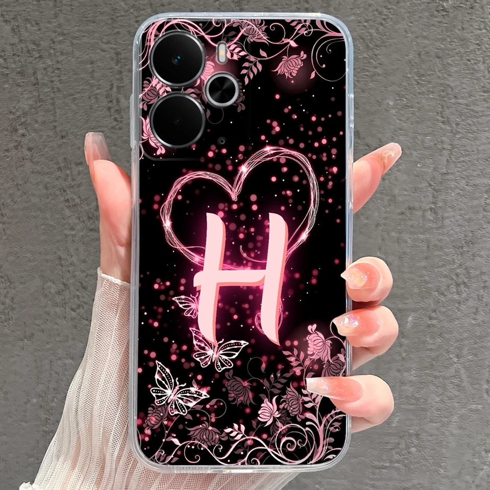 Sparkling Butterfly Shockproof Non-slip Transparent Phone Case Housing