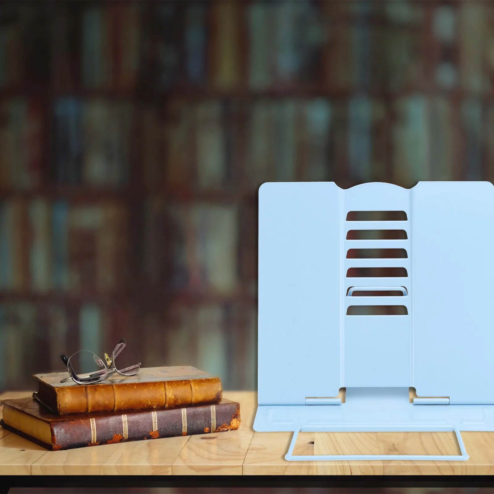 1Pcs 독서 스탠드 금속 튼튼한 A5 사이즈 독서 책장 다기능 데스크탑 음악 스탠드 홈 오피스 교실
