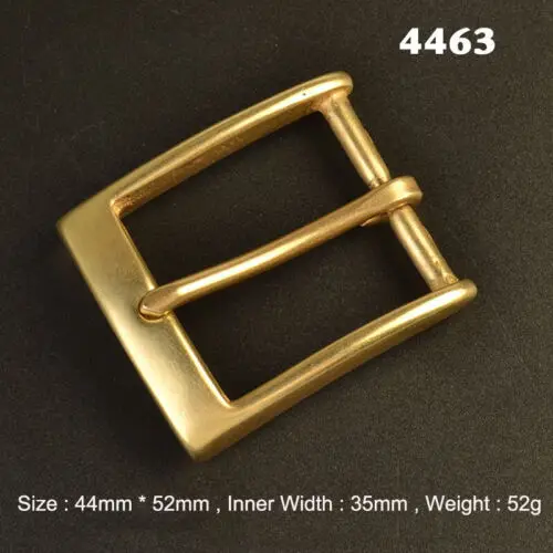 Premium Solid Brass Pin Buckle for Leather Craft and Belt Replacement