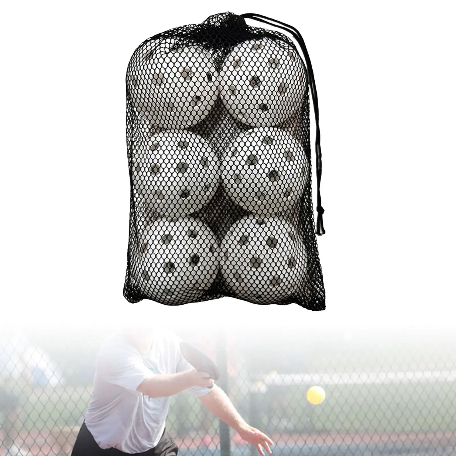 2-6pack 6x Pickleball Balls Durable Hollow Ball for Outdoor Practice Tournament