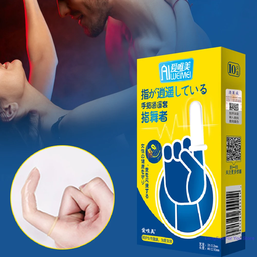 Sex Toys Reusable Condom Finger Sleeve Vaginal Massager Female Masturbation G Spot Stimulator Clitoris Stimulator For Couples
