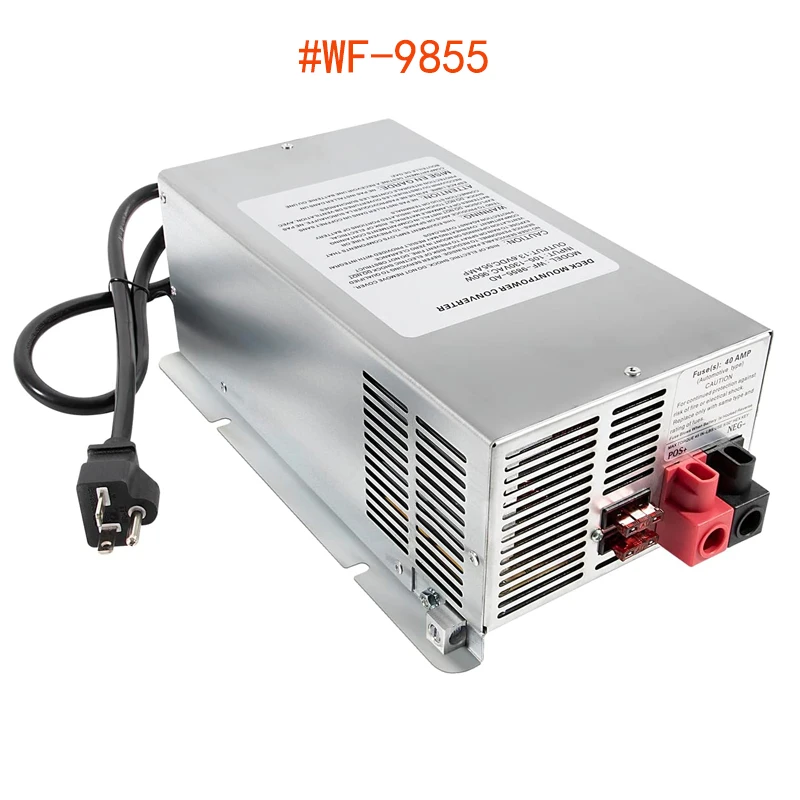 

WF-9855 , 55Amp Deck Mount Charger/Converter with Lithium-Ion Switch Replacement for RV Trailer Camper 9800 Series