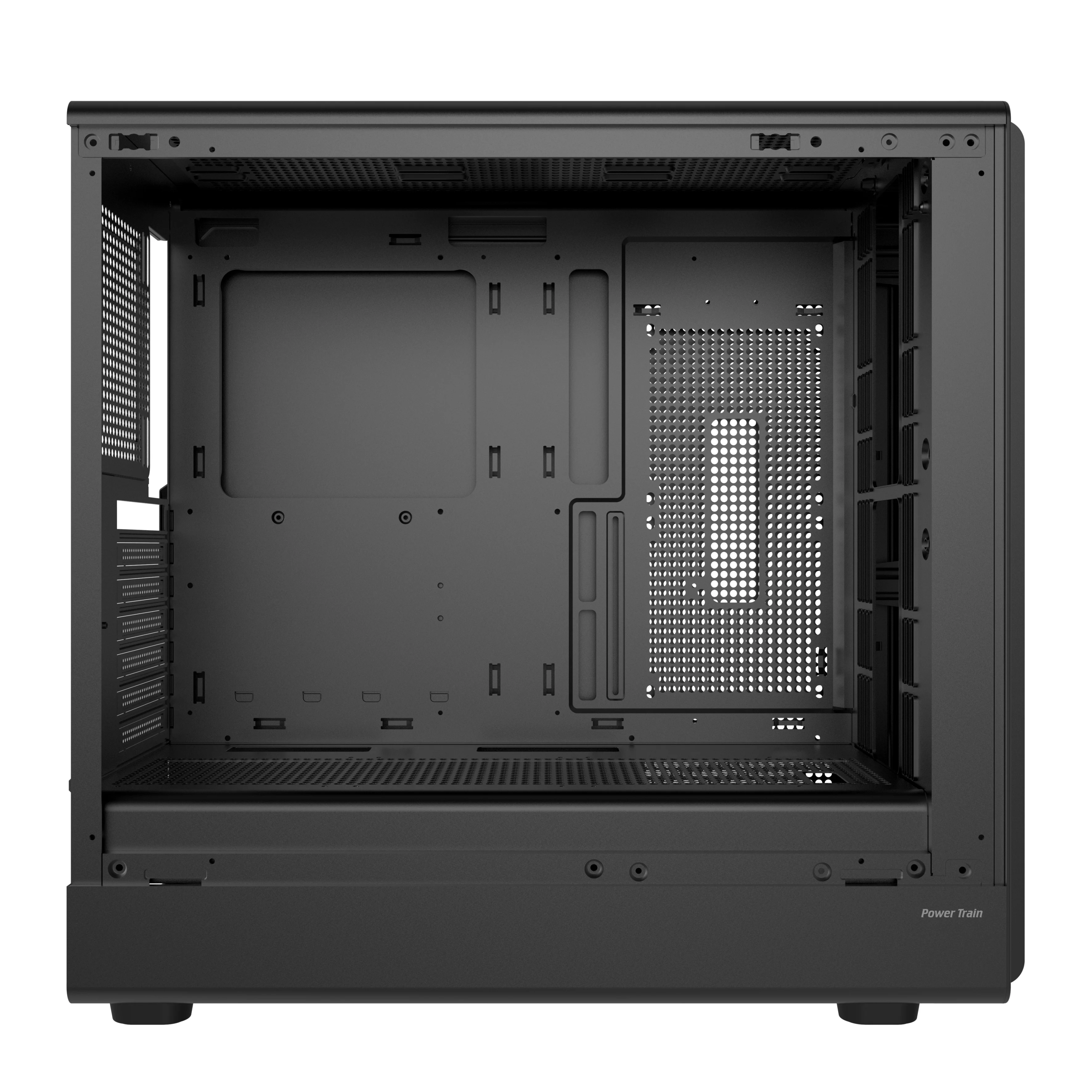 파워트레인 젠지 G3 데스크탑 컴퓨터 ATX 글래스 측면 노출 메쉬 360mm 수냉식 G1 게이밍 컴퓨터 케이스