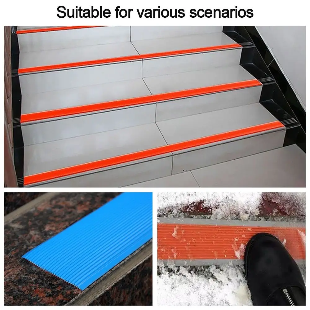 Description Picture 5 of itemPressing Strip Self-adhesive Anti-Slip Stair Strip PVC Non Slip Stair Treads Strip Staircase Sticker Kindergarten