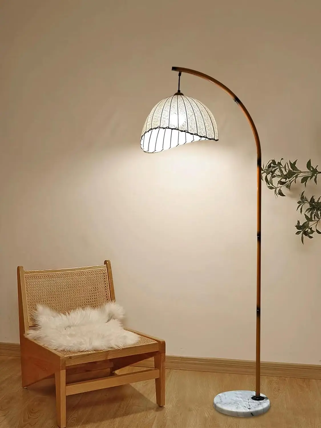 

Silence Zen Creative Personalized Homestay Living Room Teahouse Study Reading Japanese Bedside Vertical Floor Lamp