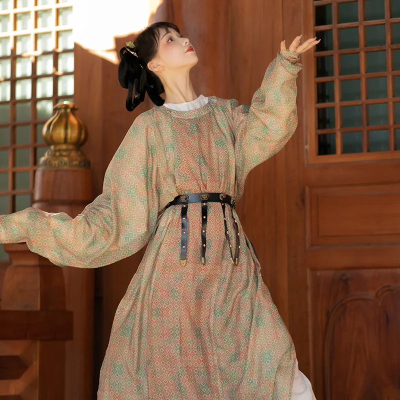 Chinese Hanfu Tang Dynasty Fashion Hanfu Male Modern China Traditional Unisex Women Men Round Neck Robe Cosplay Costume Gown