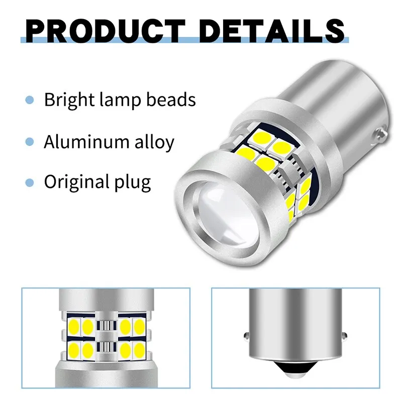 ĵ ڵ  õ 극ũ   , 1156 BA15S PY21W P21/5W 1157 BAY15D LED  3030, 19SMD, 6000k 12v, 2 