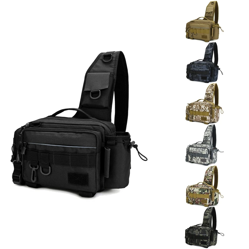 

Многофункциональные сумки для рыболовных снастей, сумка через плечо на одно плечо, поясная сумка для хранения рыбы на открытом воздухе