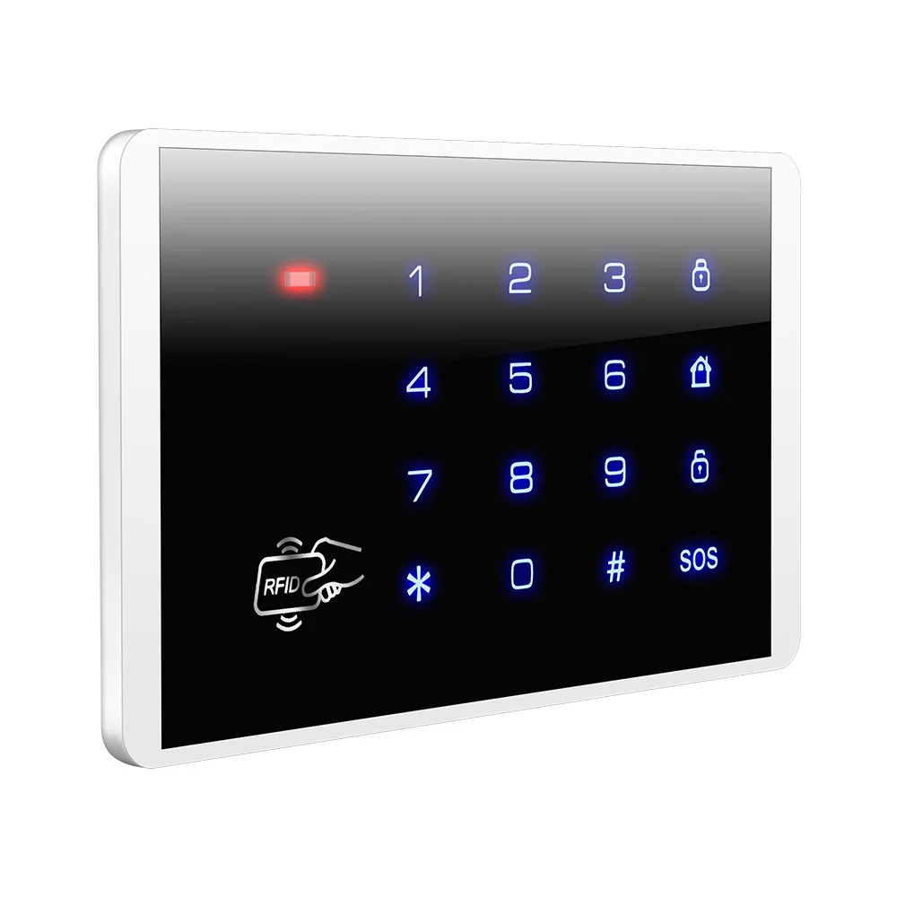 K16 433MHz Wireless RFID Touch Keyboard Keypad For G18 W181 W204 K52 PSTN GSM WI