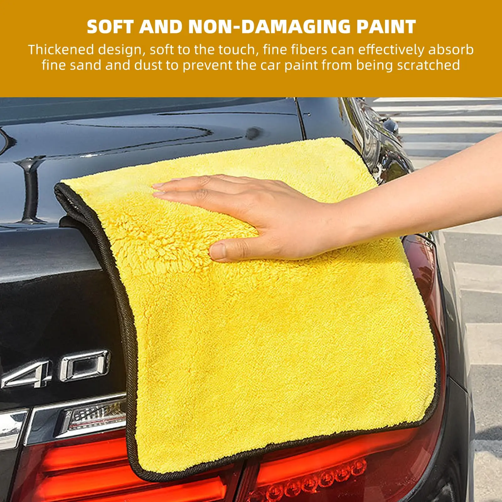 Microfiber Towels Ultra Fine Fiber for Automobiles Super Thick Car Drying Absorbent Car Washing Multifunctional Cloths