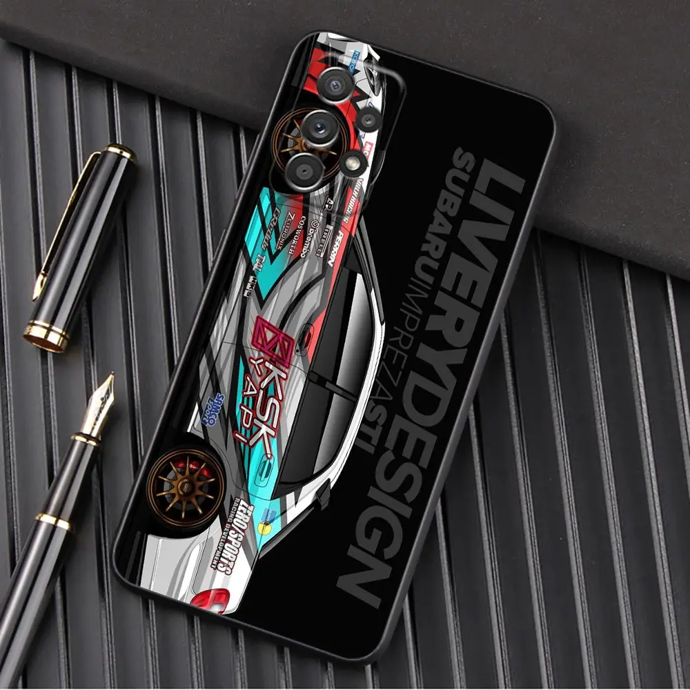 Tokyo JDM Drift Sports Car Soft Phone Case
