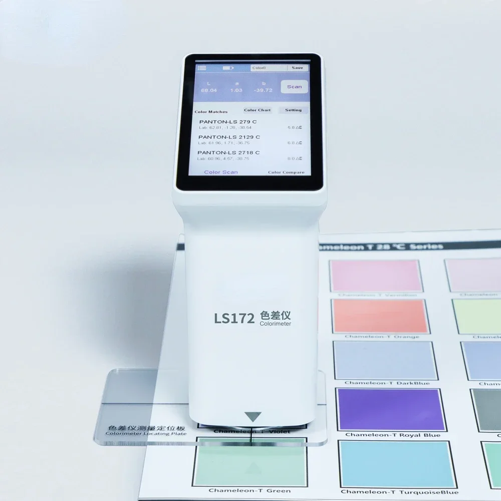 Portable Colorimeter LS173 LS172 Portable Multifunctional Colorimeter With Touch Screens Color Analyzer Lab Values Indication for Car Paint Ceramic