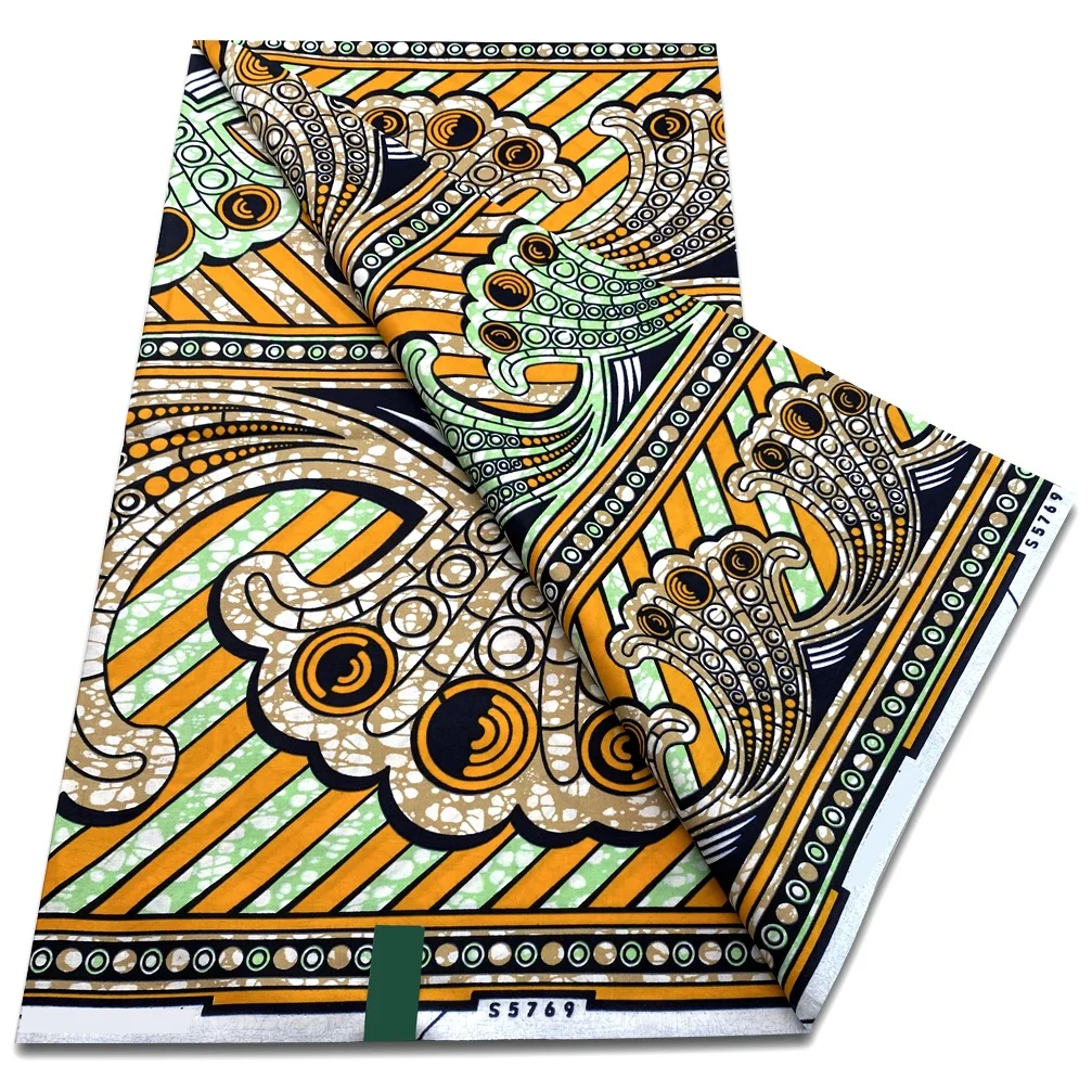 African Wax Prints Fabric Ankara Wax Cotton Fabric Sewing Material african wax fabric