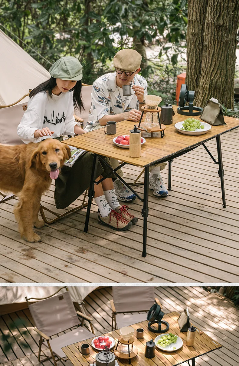 Portable Table Camping Table With Adjustable Legs Lightweight