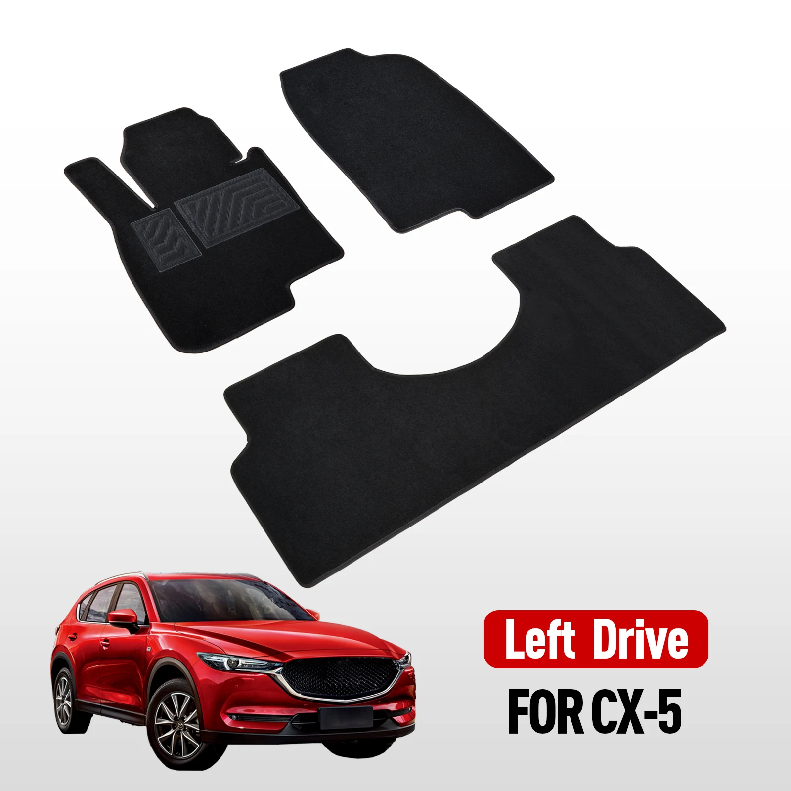 Auto Rvs Bumper Protector Voor Mazda CX-5 2017 2018 2019 2020 2021 2022 Achter Skid Plate Kofferbak Rand Protector,normal-D