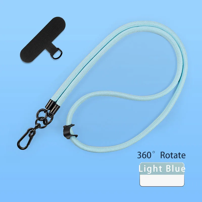 Adjustable Universal Crossbody Lanyard Necklace Strap for Mobile Phones, 8mm x 120cm, Single Piece