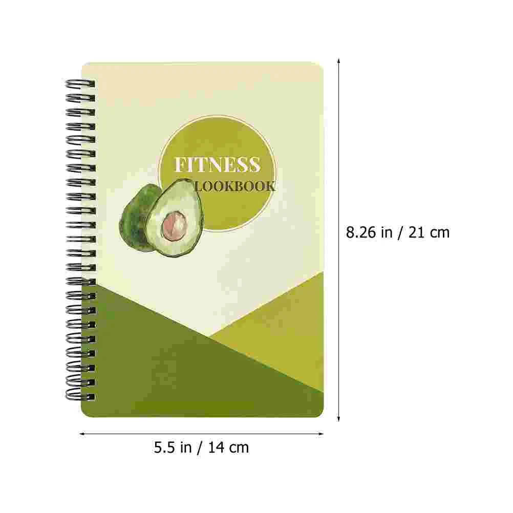 피트니스 노트북 플래너 일정 메모장 패드, 의제 계획 종이, 노트북용 건강 관리 저널
