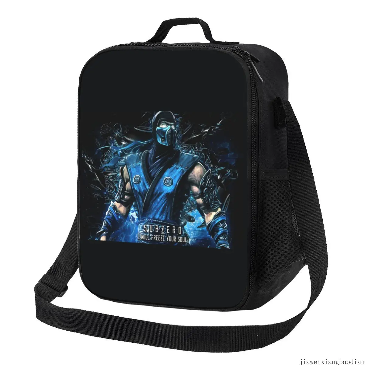 

Портативный Ланч-бокс Mortal Kombat Subzero, многофункциональный термоохладитель для скорпионов, теплоизолированный Ланч-бокс с едой, школьник