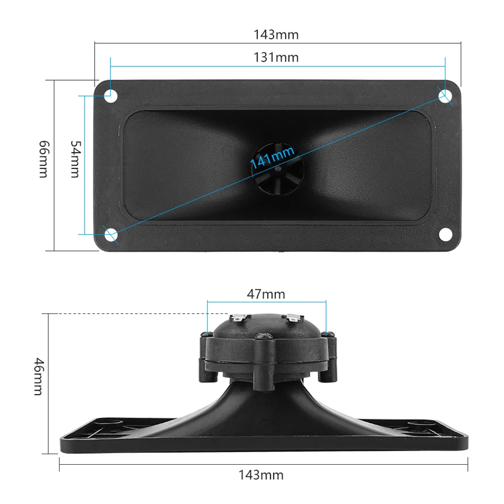 2Pcs Piezoelectric Tweeter Piezo Ceramics Speaker Horn Piezoelectric Buzzer Stage Rectangle Treble Speaker 150W