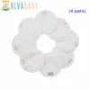 (8pcs per pack)  Alvababy Reusable Bamboo Breast Pad Nursing Pads For Mum Reusable PUL Feeding Pad Bamboo Reusable Breast Pads 1