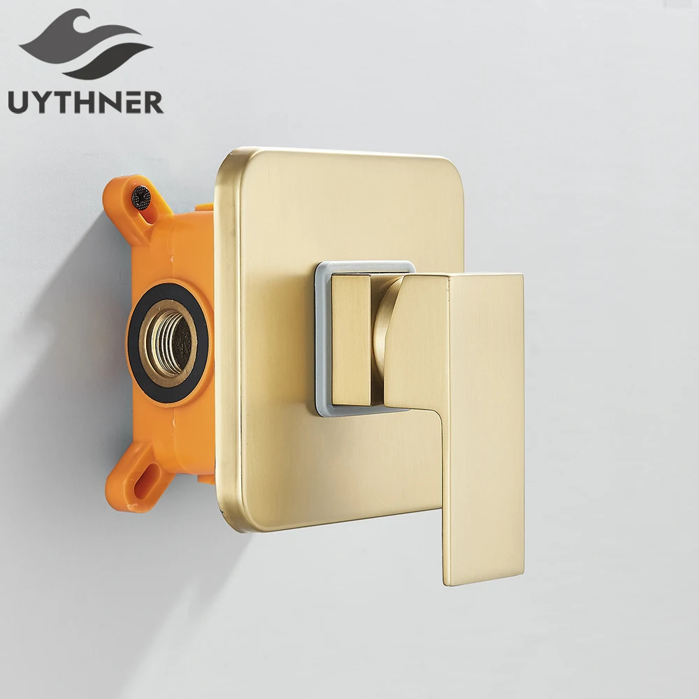 Uythner الذهبي النحاس دش صنبور صِمامُ تَغَيُّرِ ال...