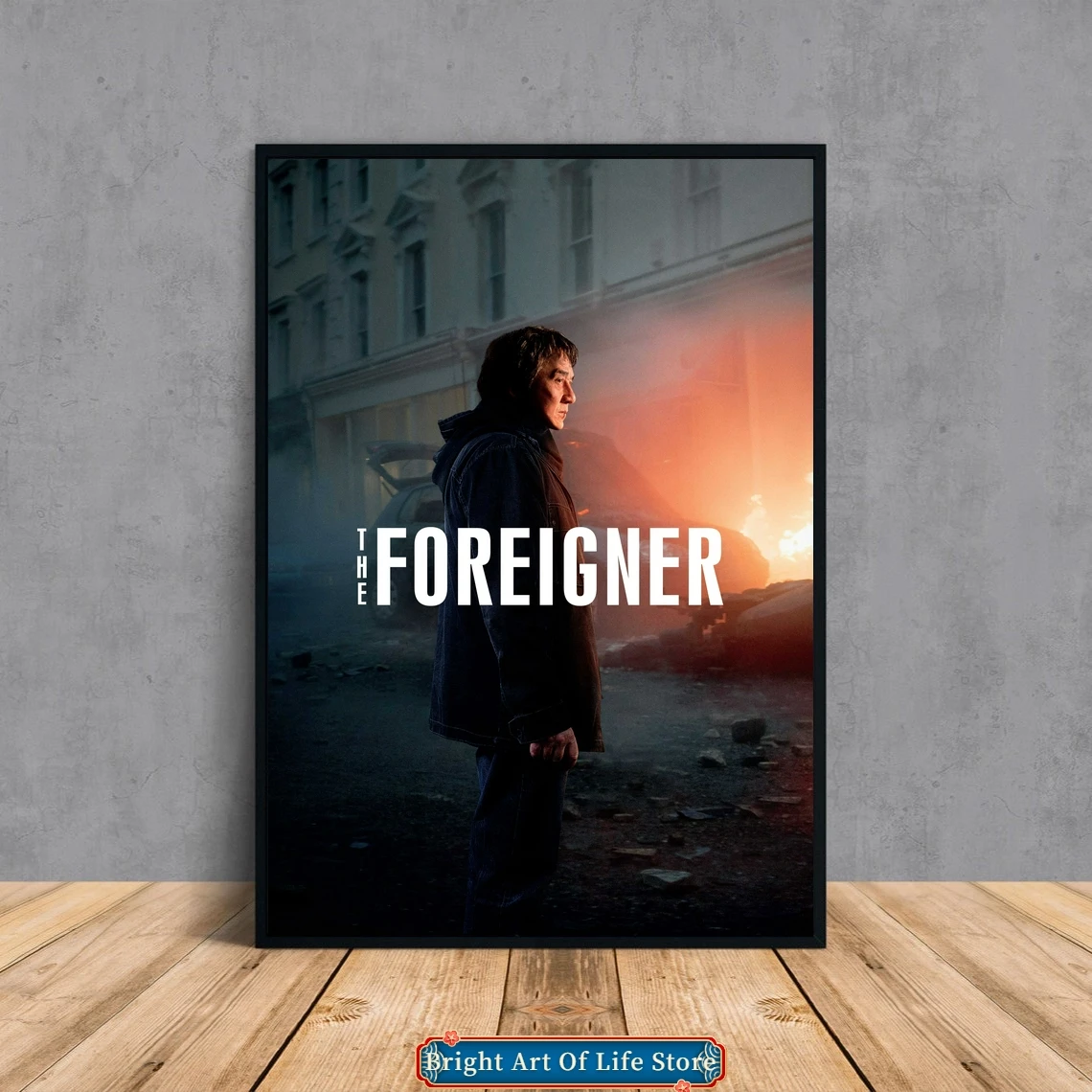 

The Foreigner (2017) Classic Movie Poster Cover Photo Canvas Print Apartment Home Decor Wall Painting (Unframed)