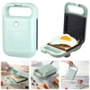 Electric Sandwich Maker Bread Presser with Non-Stick Coating Egg Omelette Pan Light Food Making Machine for Meat Beef Omelette 1