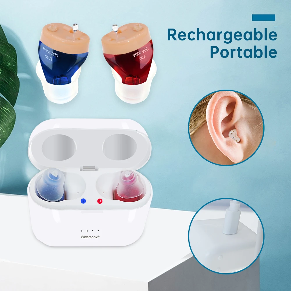 Appareil Auditif Rechargeable Mini, Intra-auriculaire – Neuf, Marque ADVT