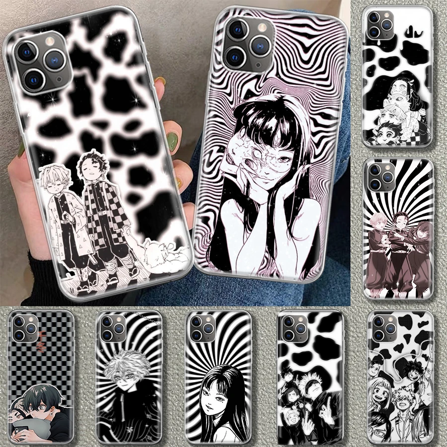 Anime Dark Manga Aesthetic Phone Case Cover For Iphone 14 13 11 Pro 12 Mini 7 8 6 6s Plus Xr X Xs Max Se 5 5s Art Customized Aliexpress